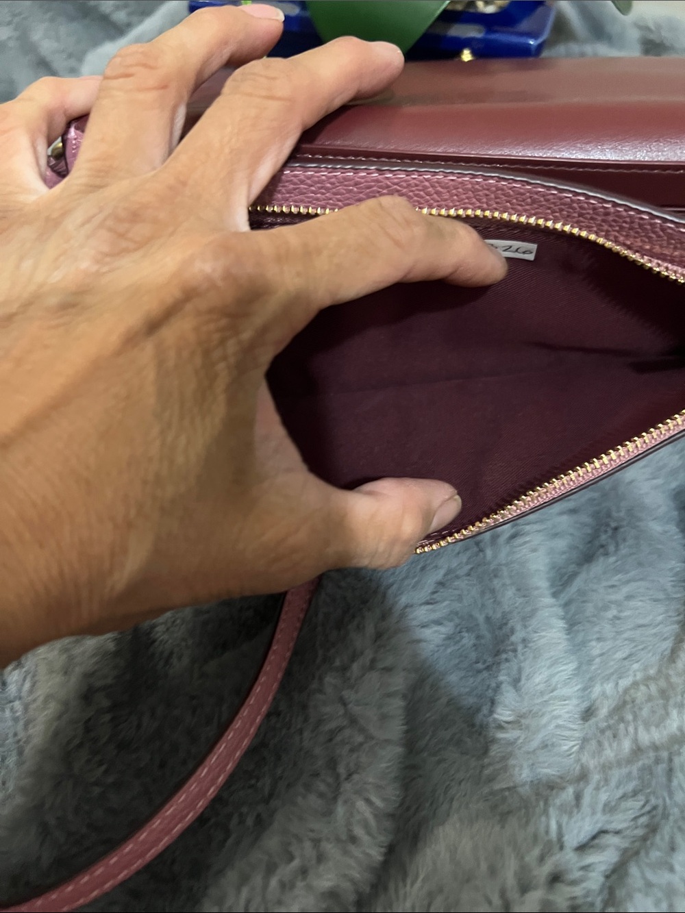 COACH Hayden Foldover Pink Crossbody Clutch NWOT retail $225 - Picture 8 of 8